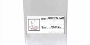 1000 Ml Screw Glass Jar