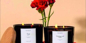 Printed Glass Candle Jar