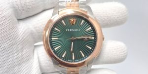 Versace V Urban Dual Tone Green Dial Store Quality Swiss Watch