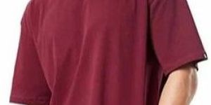 Mens Plain Oversized T Shirt