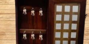 Wooden Window Shaped Key Hanger