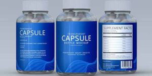 Transparent Capsule Bottle Label