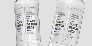 Transparent Drinking Water Bottle Label