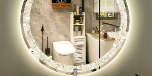 Round Shape LED Glass Mirror