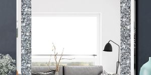 Square Shaped LED Glass Mirror