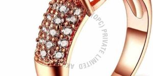 Rose Gold Plated Engagement Ring