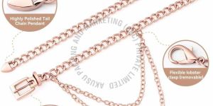 Rose Gold Plated Modern Waist Belt