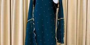 Ladies Blue Party Wear Suits