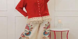 Ladies Red Co Ord Set