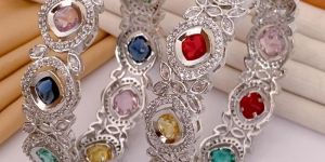 Multicolor American Diamond Bangles