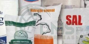 White Printed PP Woven Sack Bag