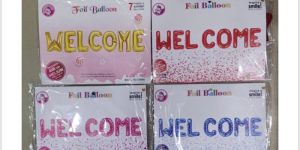 Multicolor Welcome Foil Balloon