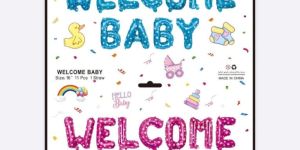 Welcome Baby Foil Balloon