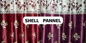 Shell Pannel Curtain Fabric
