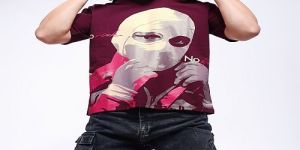 No Risk No Story Printed Mens Cotton Oversized T-Shirt