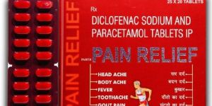 Red Parth Pain Relief Diclofenac Sodium and Paracetamol Tablets