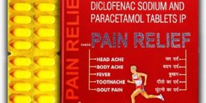 Yellow Parth Pain Relief Diclofenac Sodium and Paracetamol Tablets