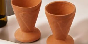 Terracotta Ice Cream Cup