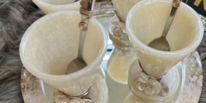 Decorative Tray with Glass Set