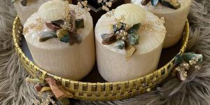 Tray with Resin Jar Set