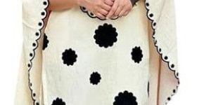 Women's Cotton Embroidered Floral Patchwork Kurti with Pant and Dupatta Set