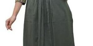 Women's Cotton Printed Flared Straight Kurti with Pant and Dupatta Set