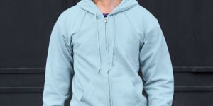 Mens Light Blue Hoodies