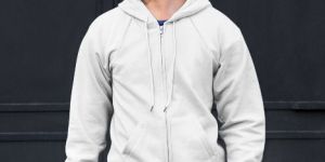 Mens White Hoodies