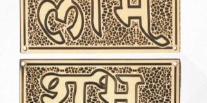 shubh labh classic hindi script plaques