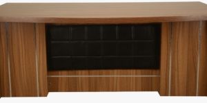 Brown Rectangular Wooden Office Table