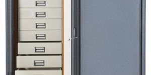 Fire Resisting Record Cash Safe with Seperate Drawers