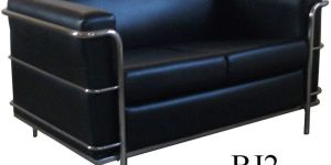 Metal Frame Two Seater Sofa
