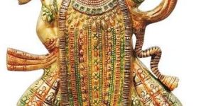 Traditional Brass Banke Bihari Ji Statue