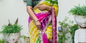 Ladies Designer Lehariya Saree