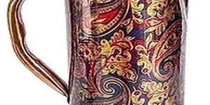 Printed Copper Water Jug