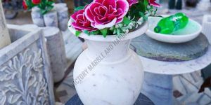 Outdoor Marble Flower Pots