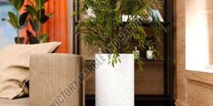 Stylish Marble Flower Pots