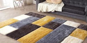 Rectangular Handloom Floor Carpet