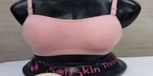 Seamless Cotton Tube Padded Bra