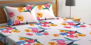 Cotton Printed Double Bed Sheet