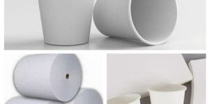 Plain White Cup Stock Paper