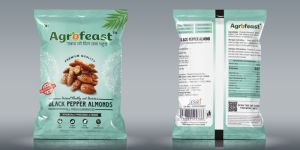 Agrofeast Premium Black Pepper Almonds