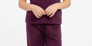 Girls Half Sleeves Night Suit