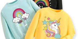 Girls Full Sleeves Sweatshirt