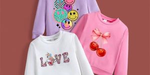 Girls Printed Sweatshirt