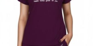 Ladies Cotton Printed Night Suit