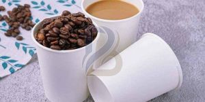 White Single Wall Hot Coffee Cup