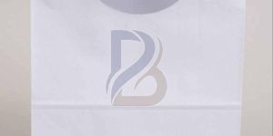 White Take Away D Cut Paper Bag