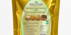 100gm Tan Clear Radiant Herbal Face Scrub Powder