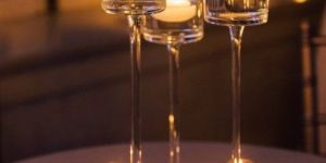 Glass Candle Holders